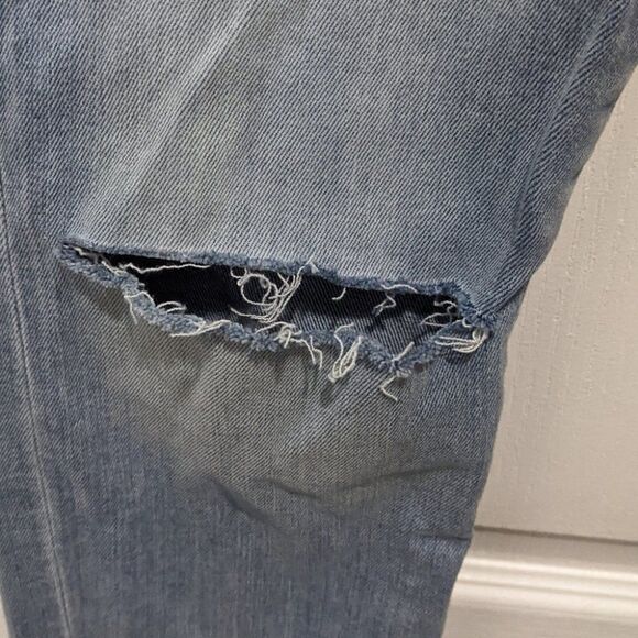 NWT Fidelity | Gwen High Waist Ripped Skinny Jeans In Skyline - Picture 8 of 11